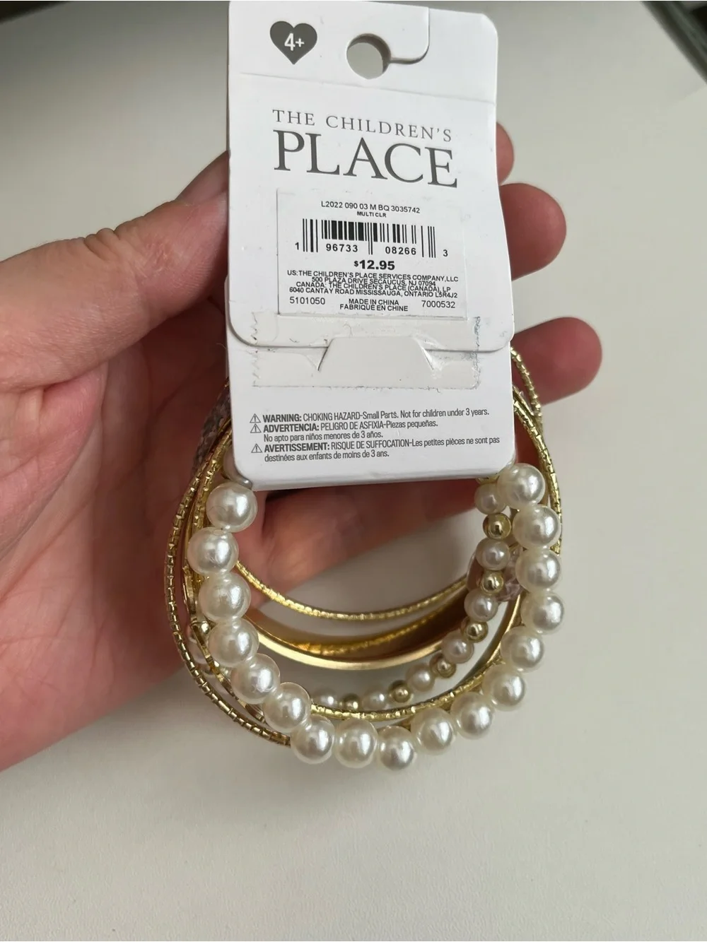 The Children's Place Girls Love Bangle Bracelet 7-Pack - Multi NWT